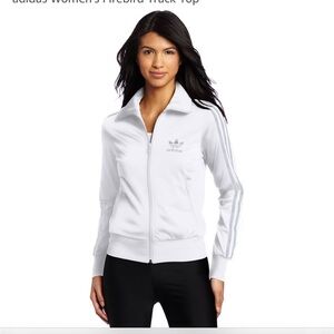 adidas Originals Firebird Womens Tracksuit Lucid White Silver Loose Fit MEDIUM